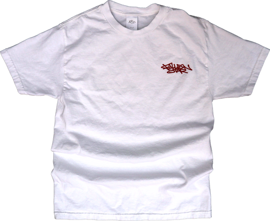 “SEE PREE” WHITE/RED GRAFFITI TEE